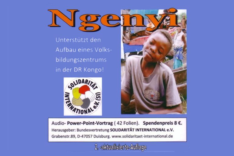 Mehr über den Artikel erfahren DVD zur Kampagne für das Volksbildungszentrum Ngenyi im Kongo