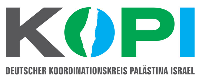 Read more about the article KoPI Deutscher Koordinationskreis Palästina Israel – Die Spirale der Gewalt durchbrechen!