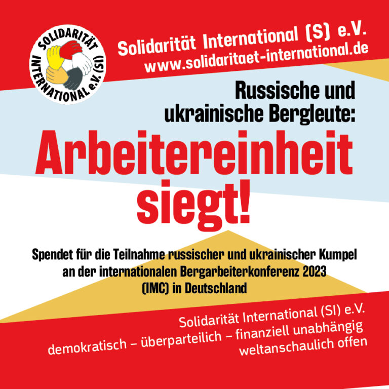 Read more about the article Vorwärtsweisend: Spendensammlung für Arbeitereinheit gegen den Ukrainekrieg