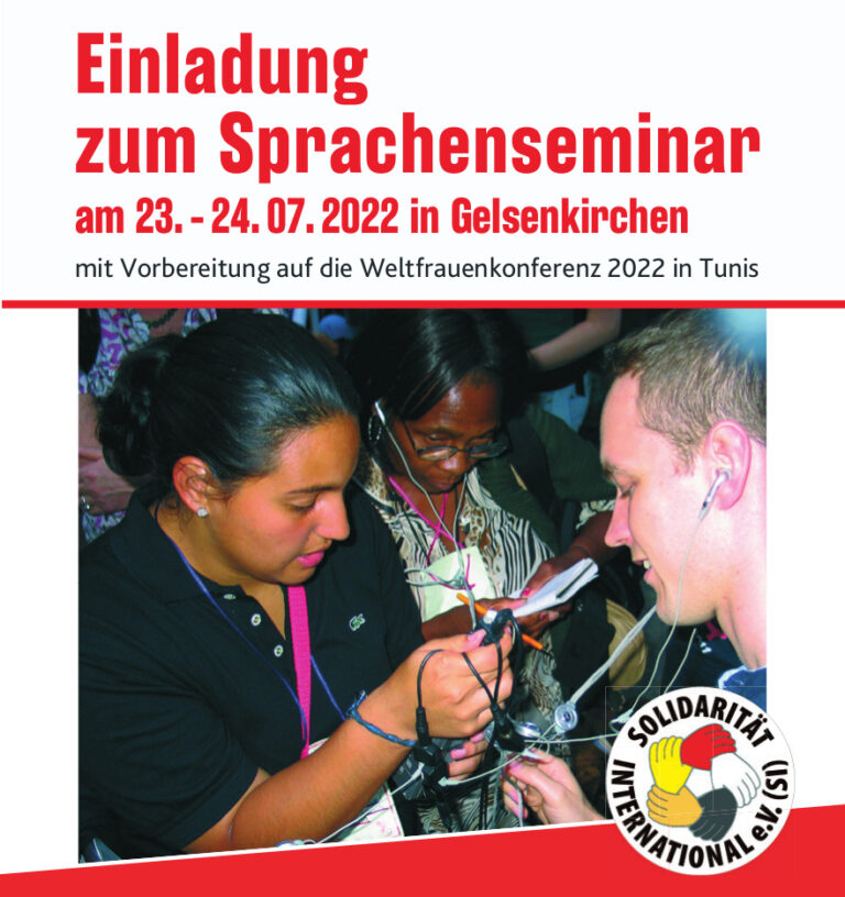 Read more about the article Einladung zum Sprachenseminar