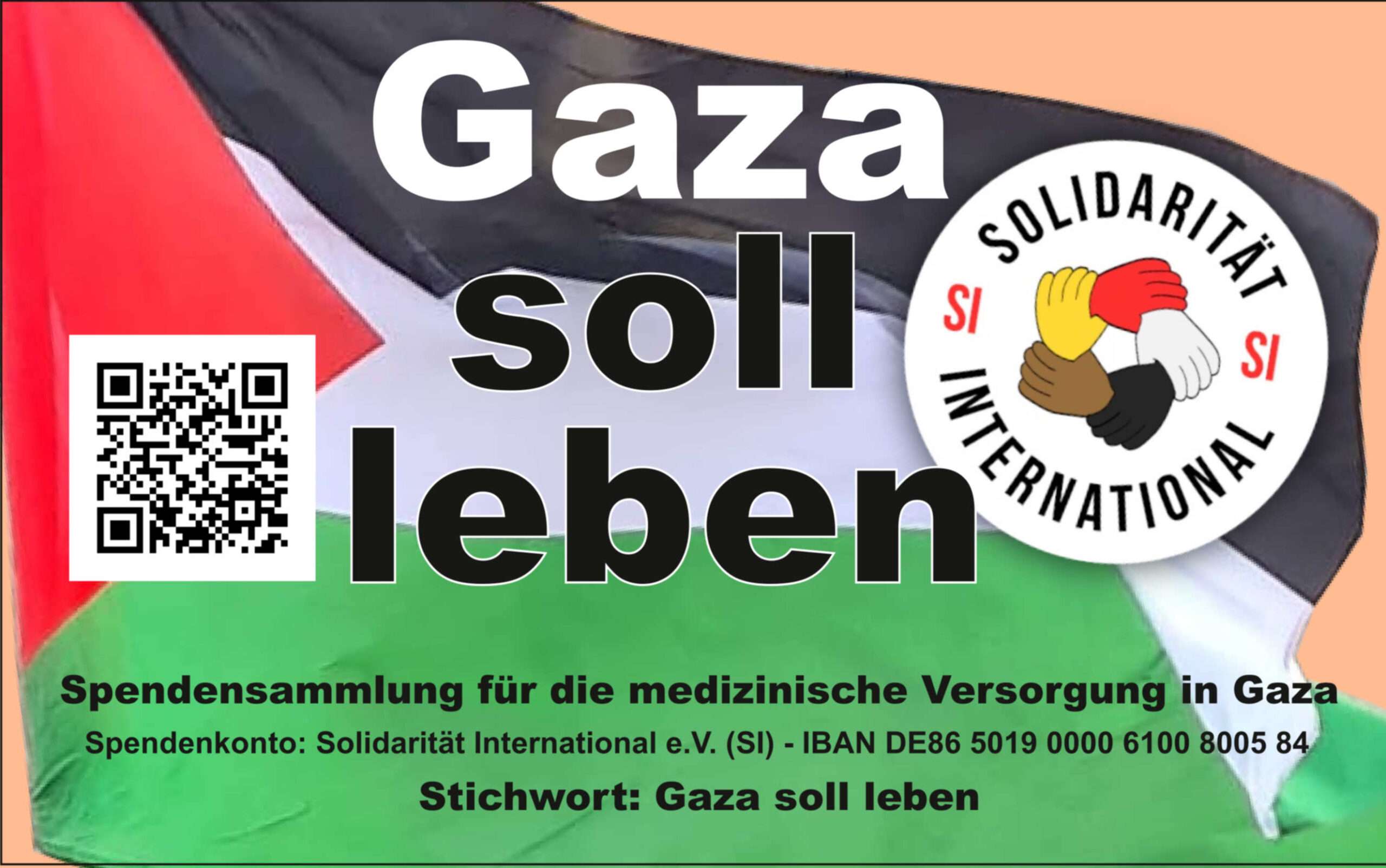 Banderolen für Spendendosen